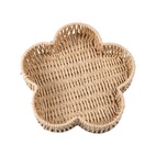 Brødkurv Flower 26 cm natur