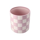 Potte DT Schackruta Rosa