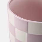 Potte DT Schackruta Rosa