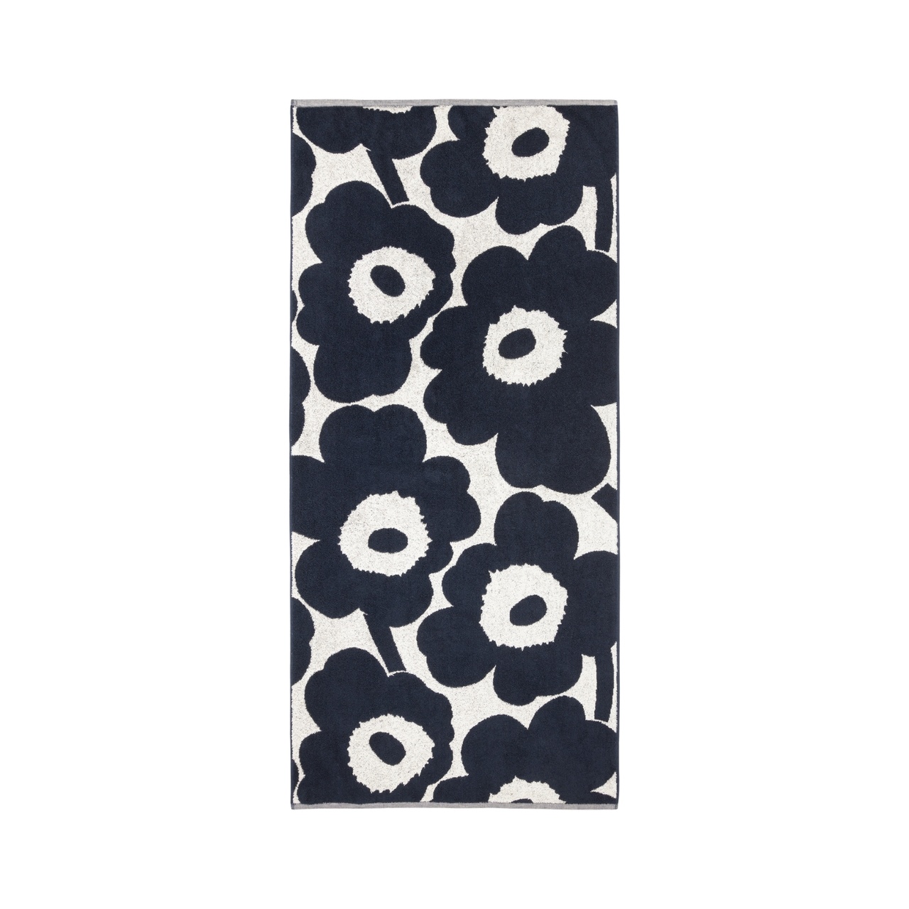 Håndkle Unikko 70x150 cm mørkeblå
