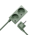 Stikkontakt Sudio brick Grønn