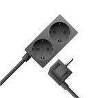 Stikkontakt Sudio brick Svart