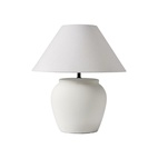 Bordlampe Muro 36 cm Off white