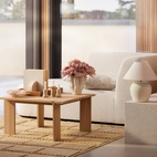 Bordlampe Muro 36 cm Off white