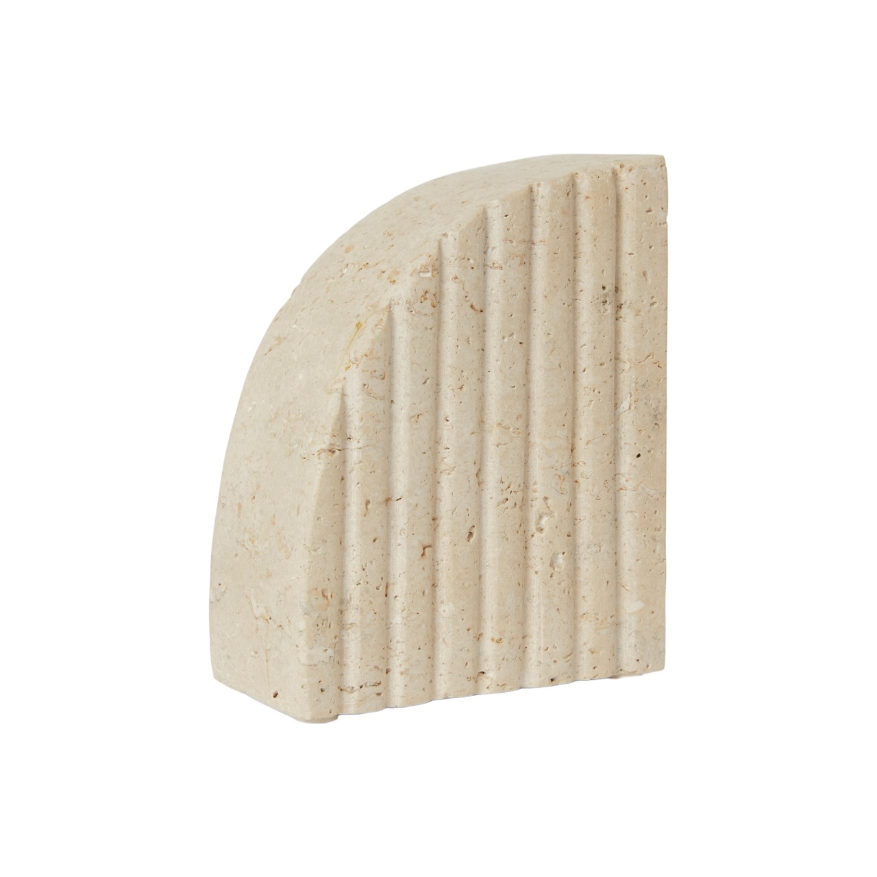 Bokstöd Travertine Beige