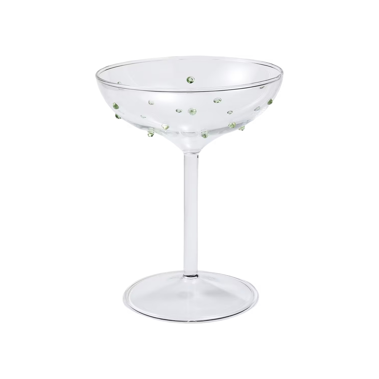 Champagneglass Spike Grønn