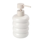 Wave Off-White Soap Dispenser