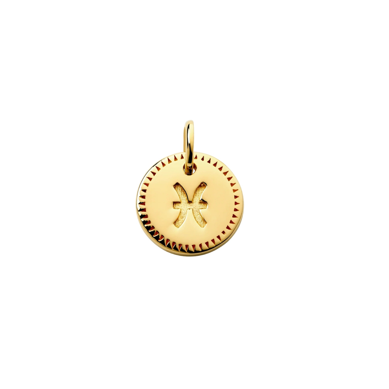 Beloved Zodie Pisces Gold Charm