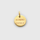 Beloved Zodie Scorpio Gold Charm