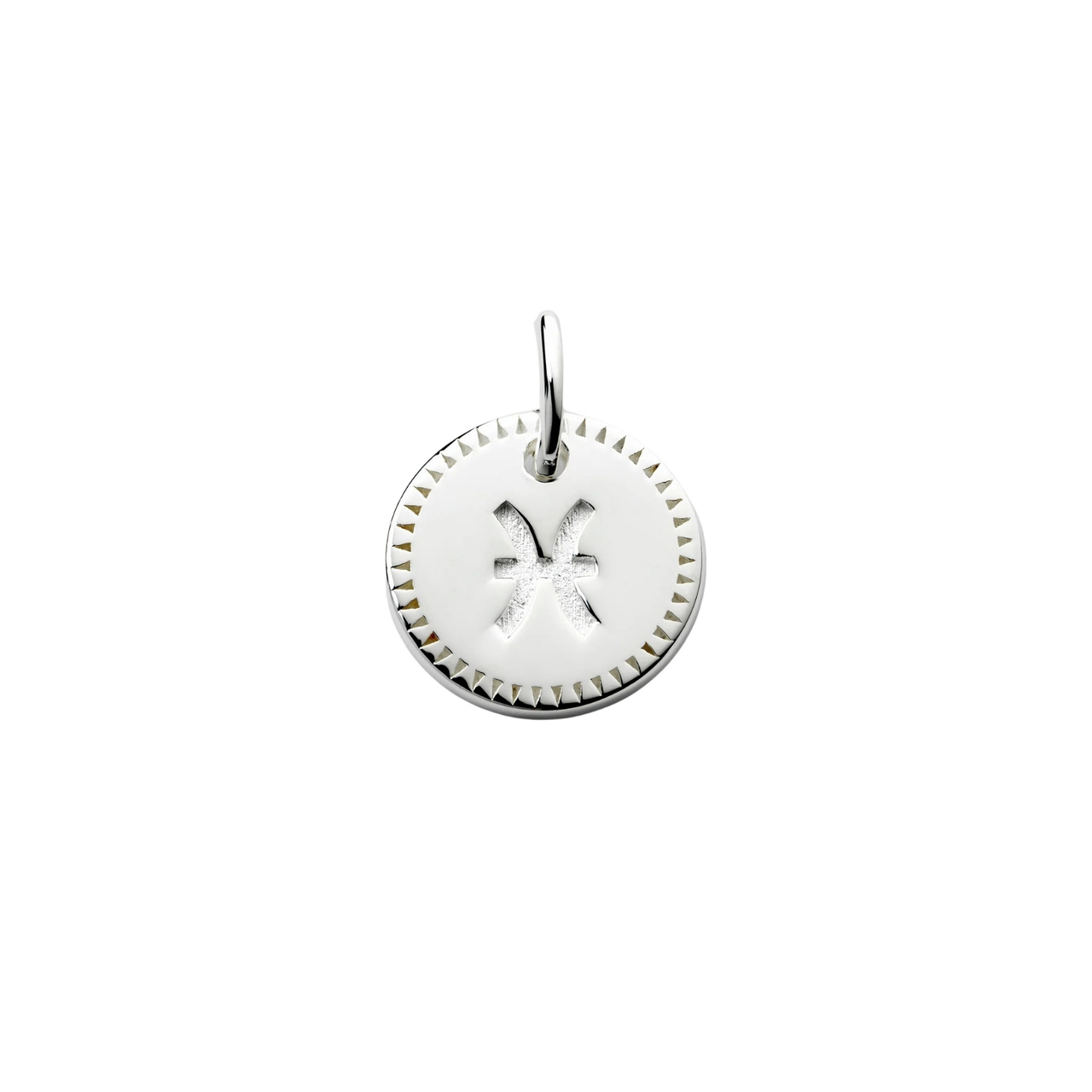 Beloved Zodie Pisces Silver Pendant