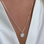Beloved Zodie Gemini Silver Pendant