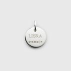 Beloved Zodie Libra Silver Pendant