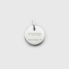 Beloved Zodie Pisces Silver Pendant