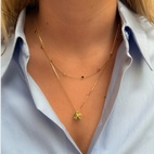 Beloved Birthstone August Gold Pendant