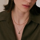 Octagon Gold Necklace