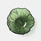 Skål Cabbage glass 16 cm Grønn