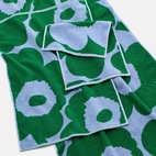 Håndkle Unikko 50x70 cm lyseblå/grønn