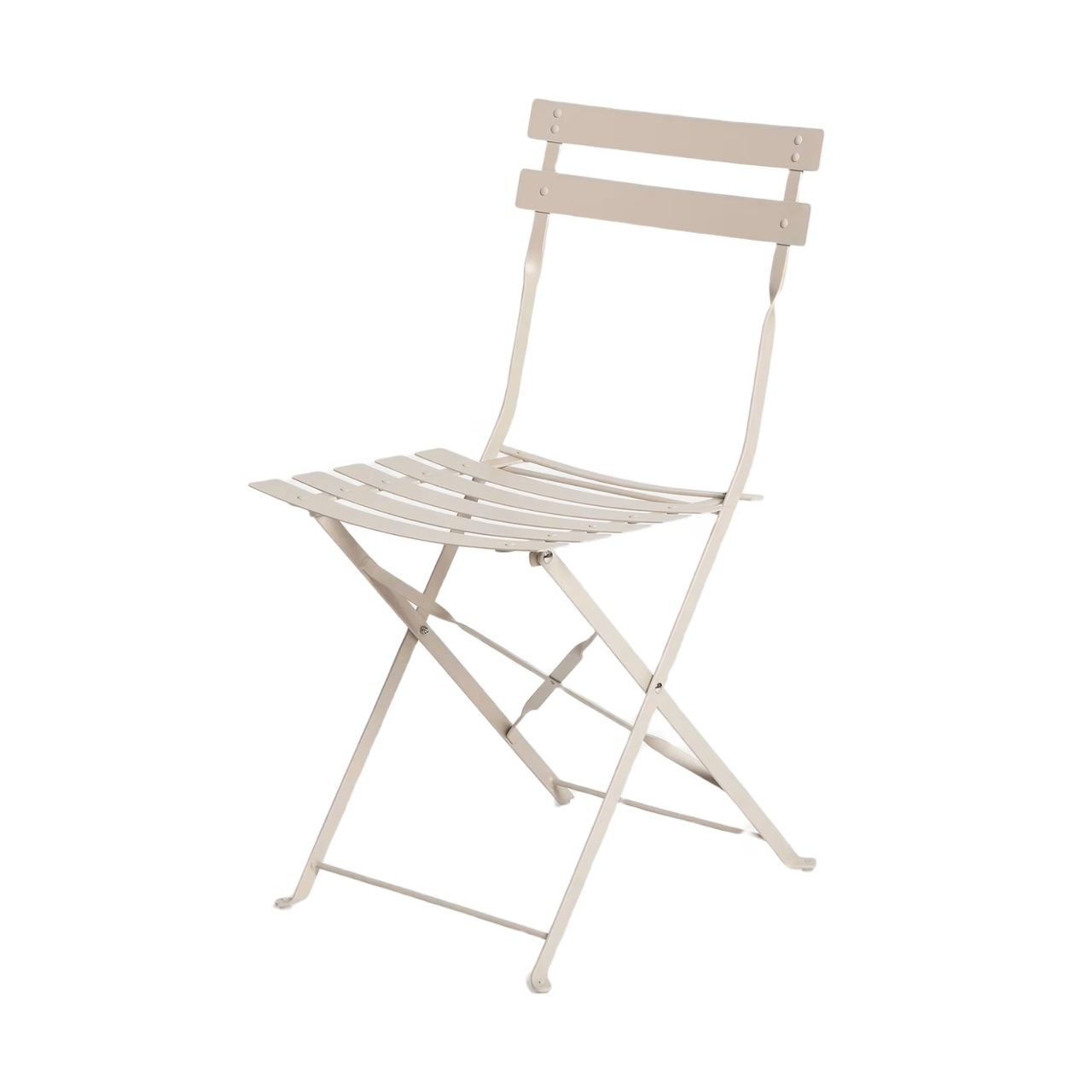 Strada utendørsstol, beige, 2-pakk