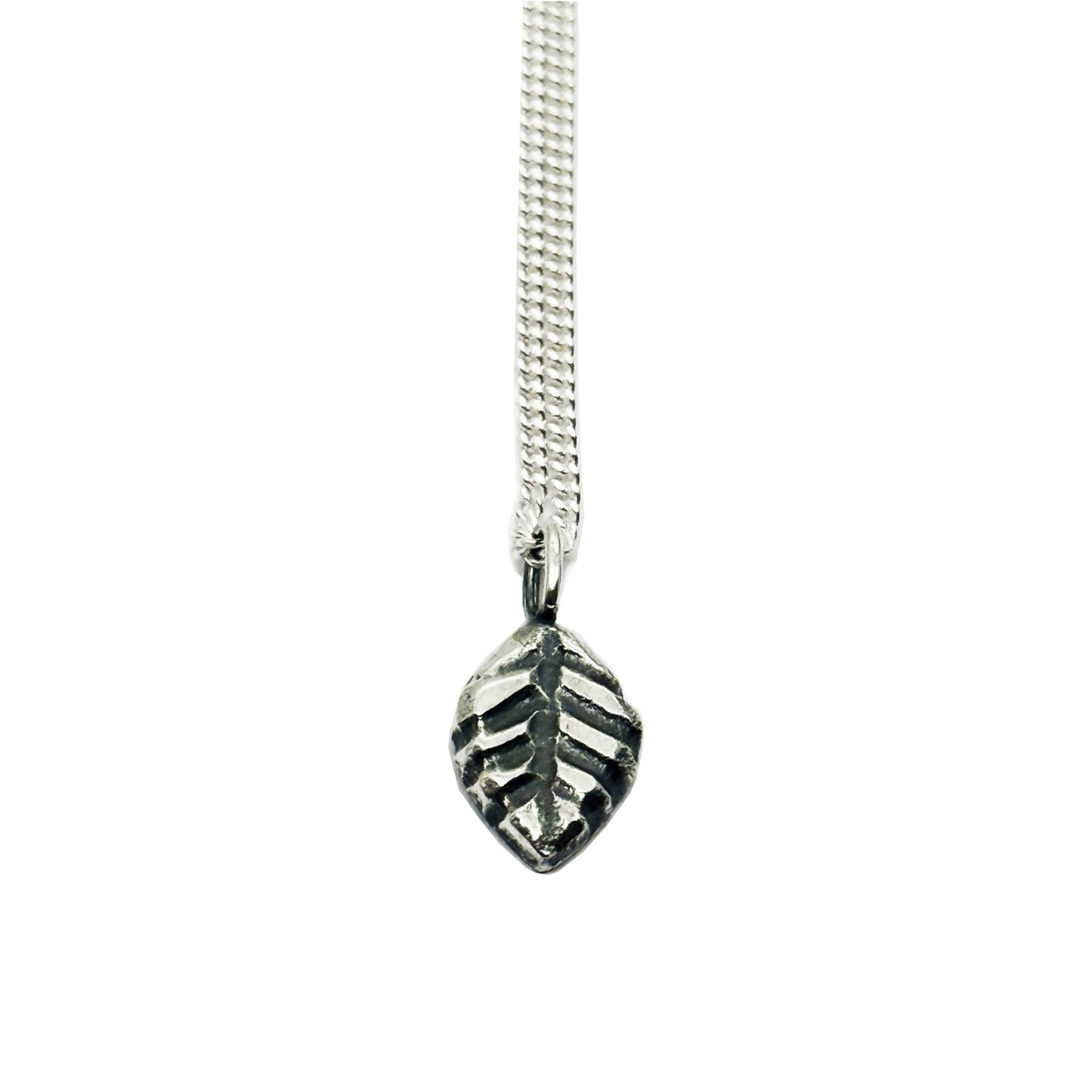 Halsband Leafy silver