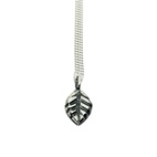 Halsband Leafy silver