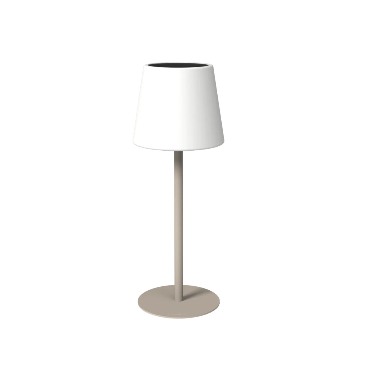 Pöytävalaisin Arc Solar USB Ivory sand