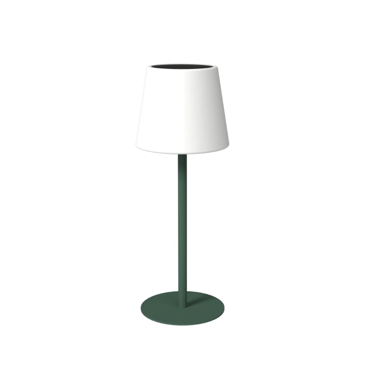 Pöytävalaisin Arc Solar USB Nordic green