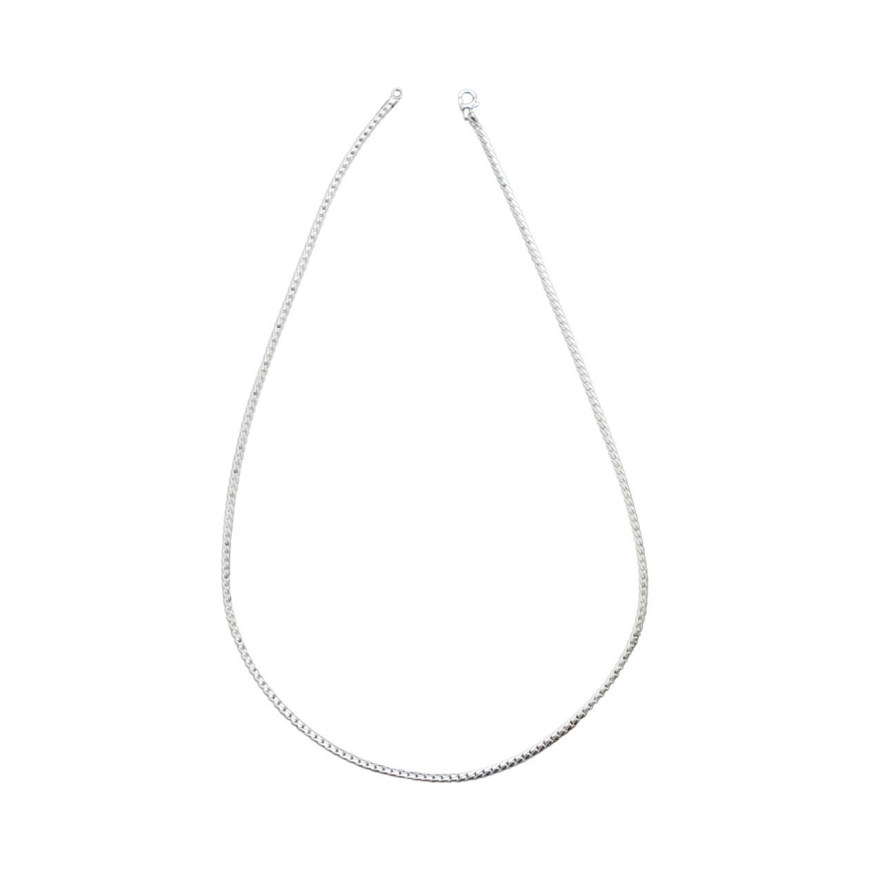 Halskjede Blanca 45 cm sølv