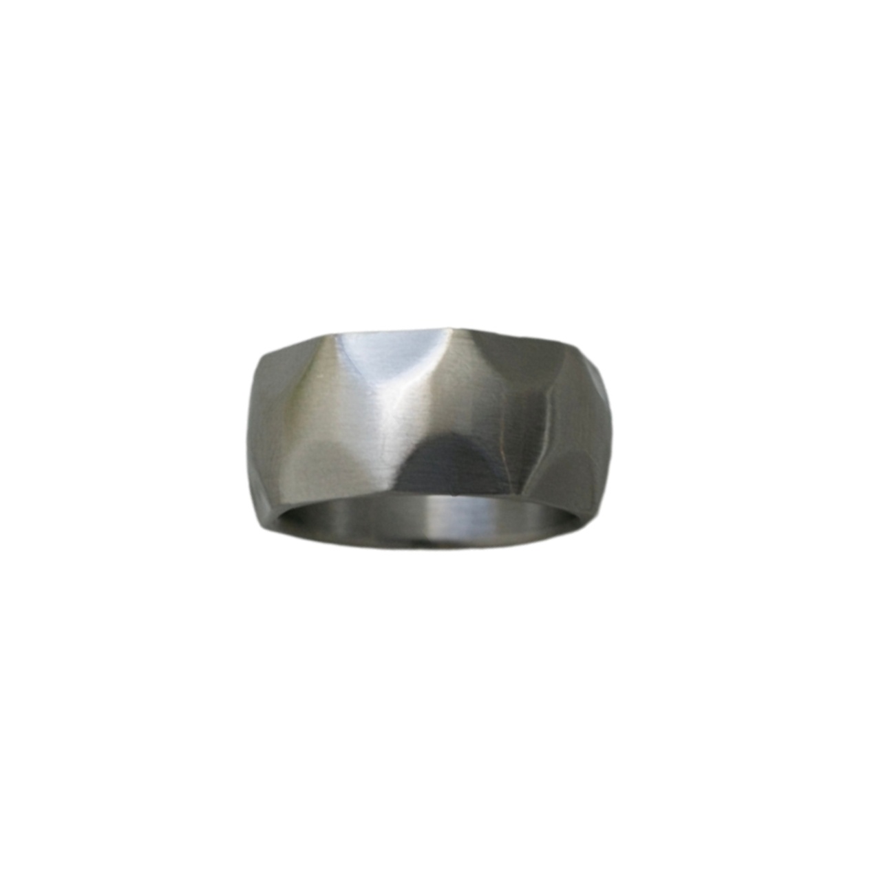Ring Fasett matt steel 21 mm