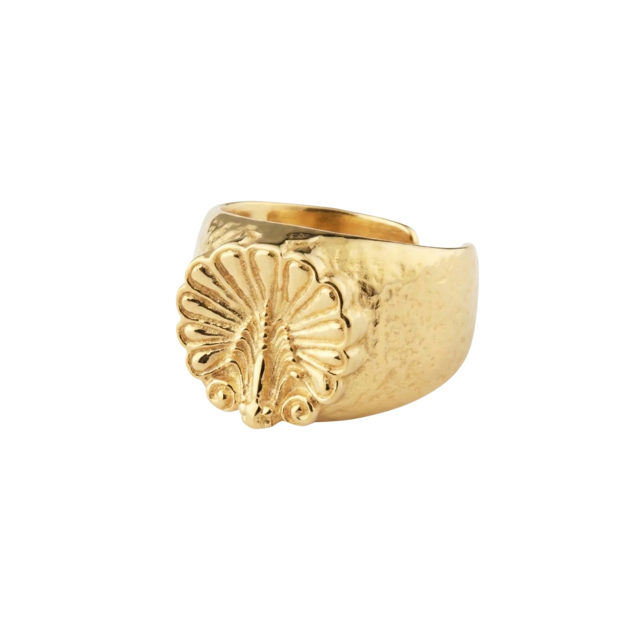 Ring Venus Shell Signet Golden