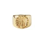 Ring Venus Shell Signet Golden