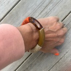 Armband Ark Fanny naturfärger 15,5 cm