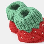Babyschuhe Erdbeere 0-4 Monate