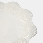 Geschirr Shell 33 cm weißes