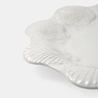 Geschirr Shell 33 cm weißes