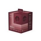 Power outlet Square 1 USB-C 30W 1.8 m Mulberry Red