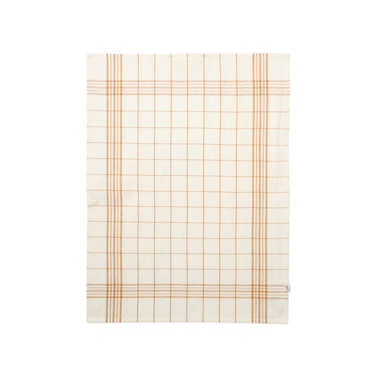 Kitchen towel Check 50x70 cm tobak