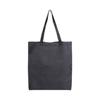 Foldable shopping bag Mia solid color Black