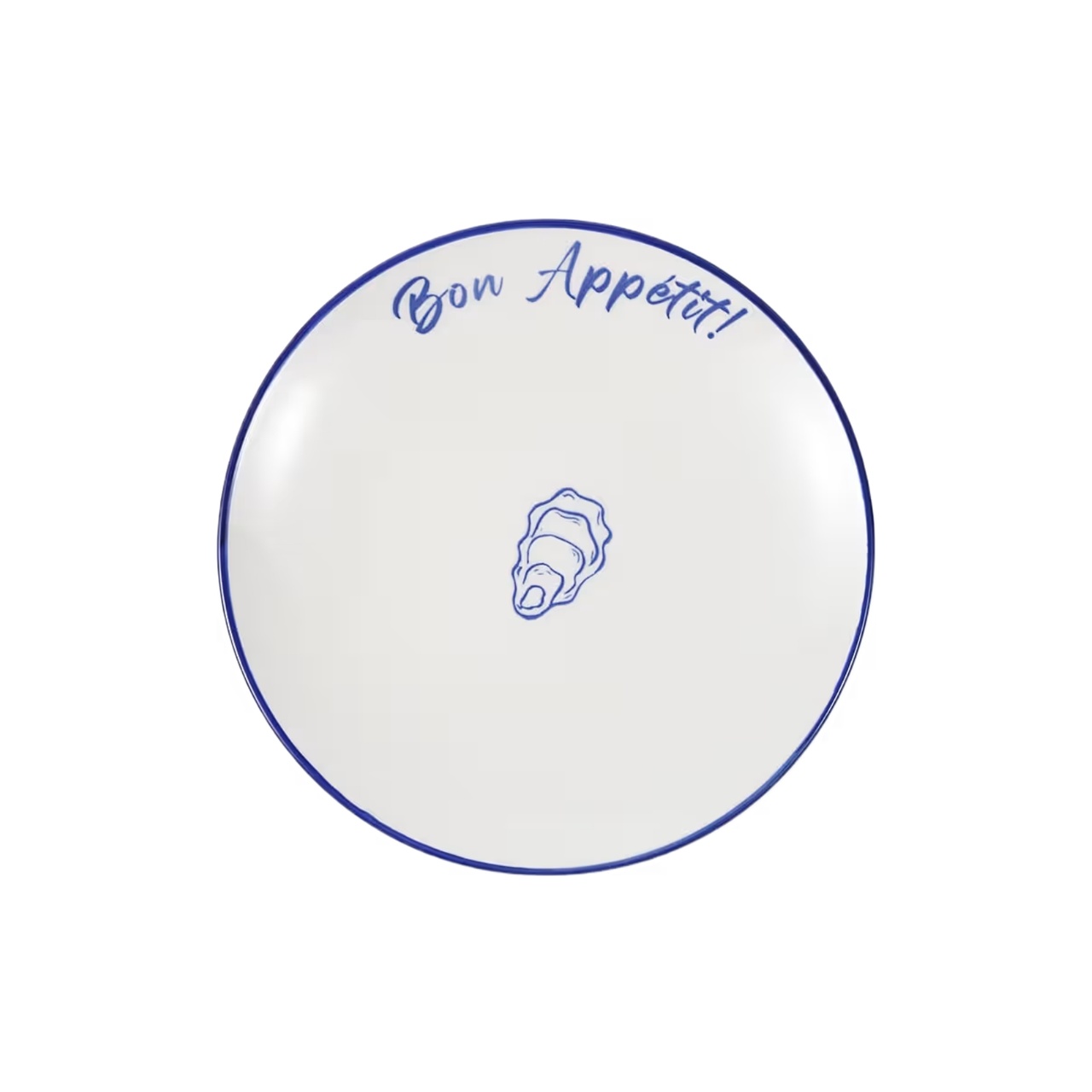 Assiette Parisa Guten Appetit 19 cm weiß/blau