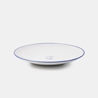 Assiette Parisa Croissant 19 cm hvid/blå