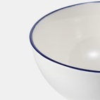 Skål Parisa 15 cm hvit/blå