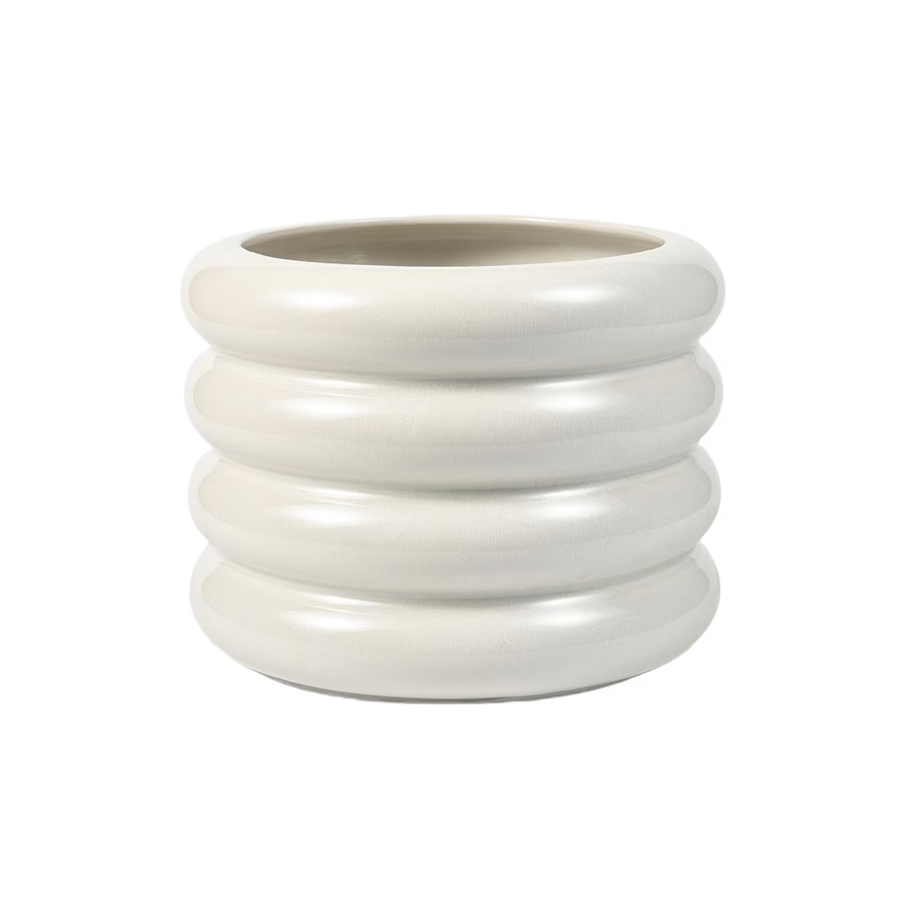 Topf Wave 14 cm Beige