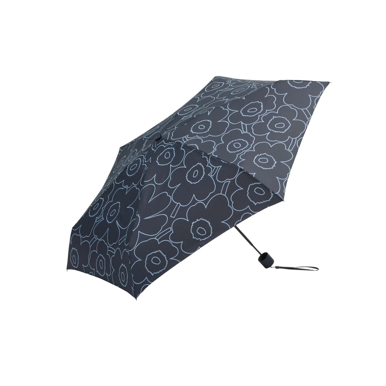 Regenschirm Mini Manual Piirto Unikko Blau/Hellblau