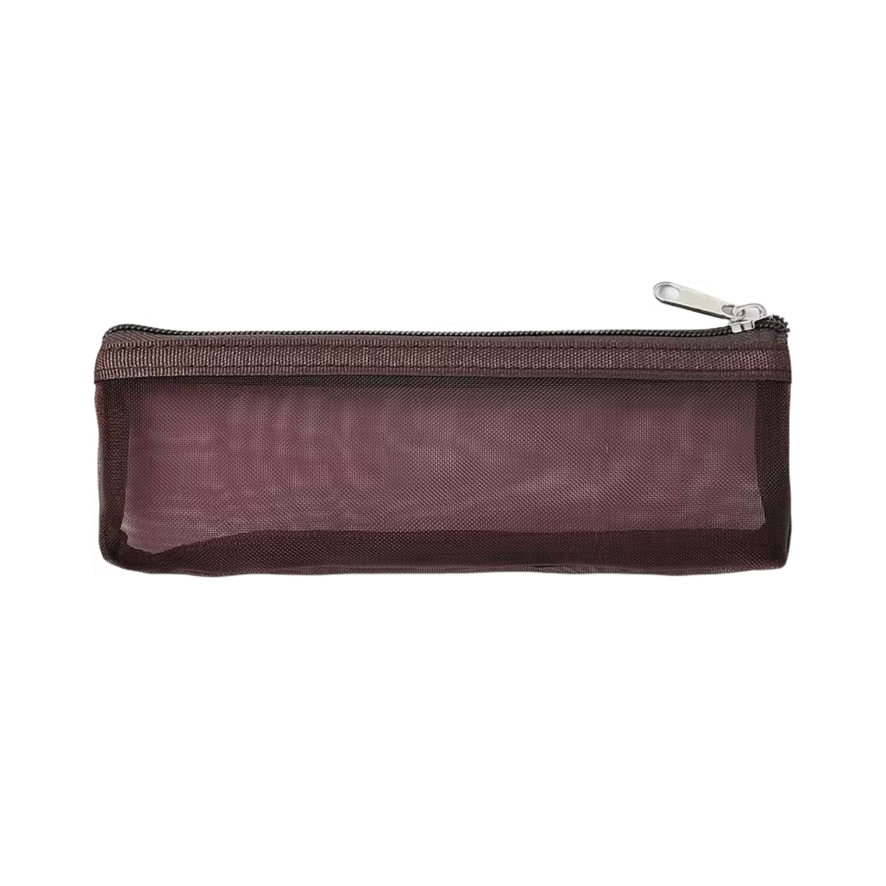 Mesh-Federmäppchen, burgundy