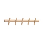 Hook strip Hillmond 5 hooks White pigmented