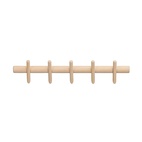 Hook strip Hillmond 5 hooks White pigmented