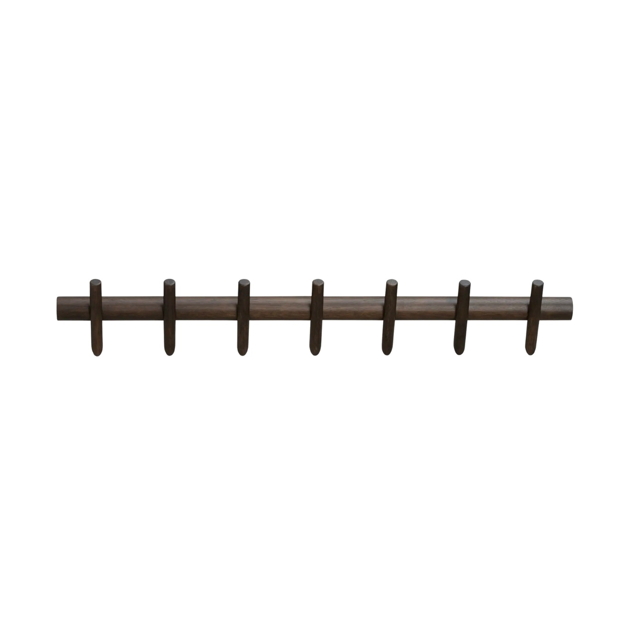Hook strip Hillmond 7 hooks Brown