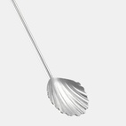 Picking spoons Shelll 10 pcs Silver