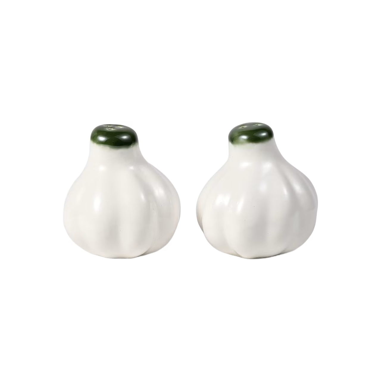 Salt og pepper hvitløk hvit