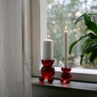 Kerzenständer DT Ball L Rot