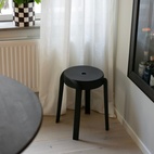 Pall Twist stapelbar Svart